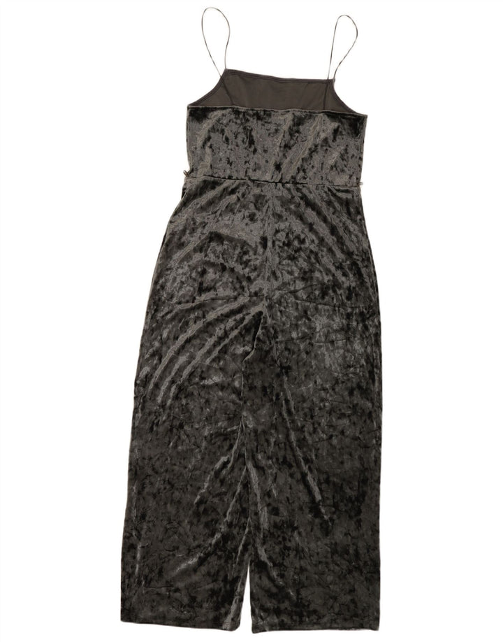 Damski kombinezon welurowy Topshop UK 10, mały, szary, poliester