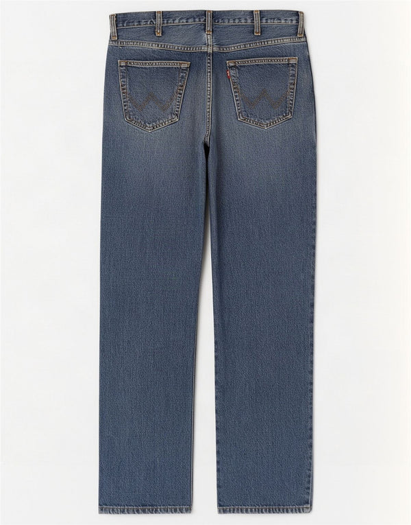 Męskie jeansy Wrangler Texas Straight W36 L32 Niebieskie bawełniane