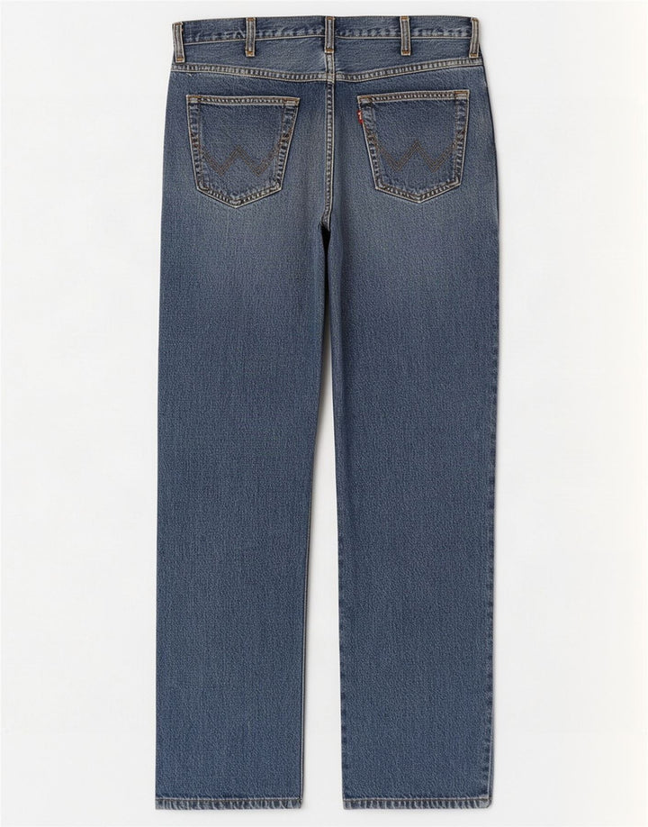Męskie jeansy Wrangler Texas Straight W36 L32 Niebieskie bawełniane
