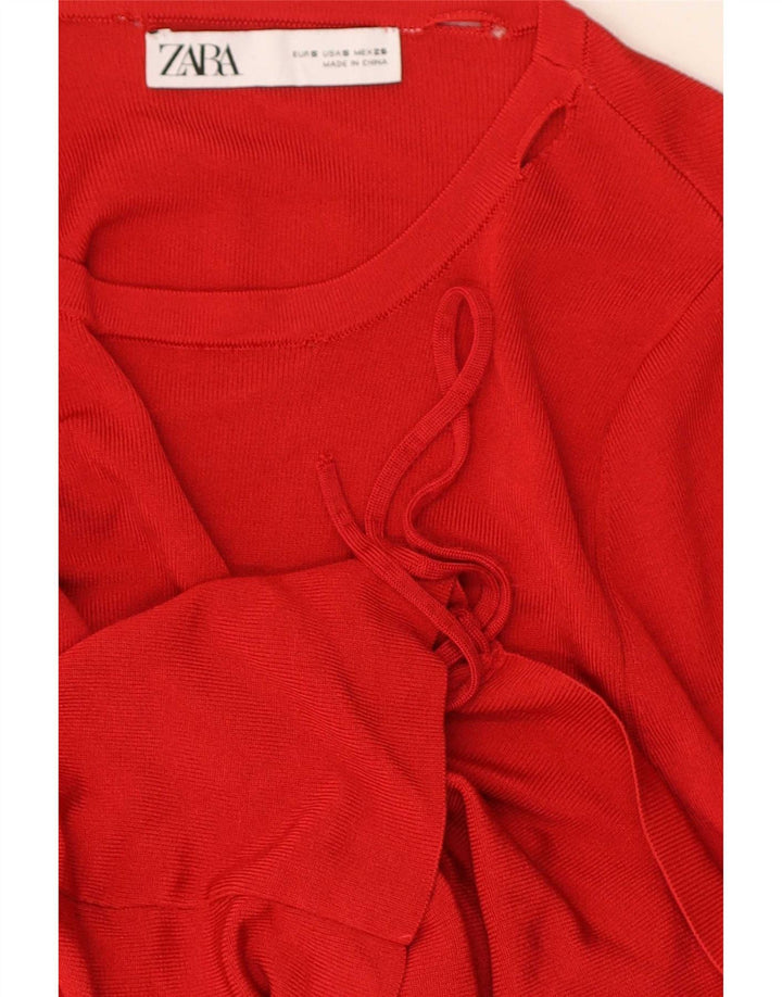 Bluzka damska Zara Top UK 8 Small Red