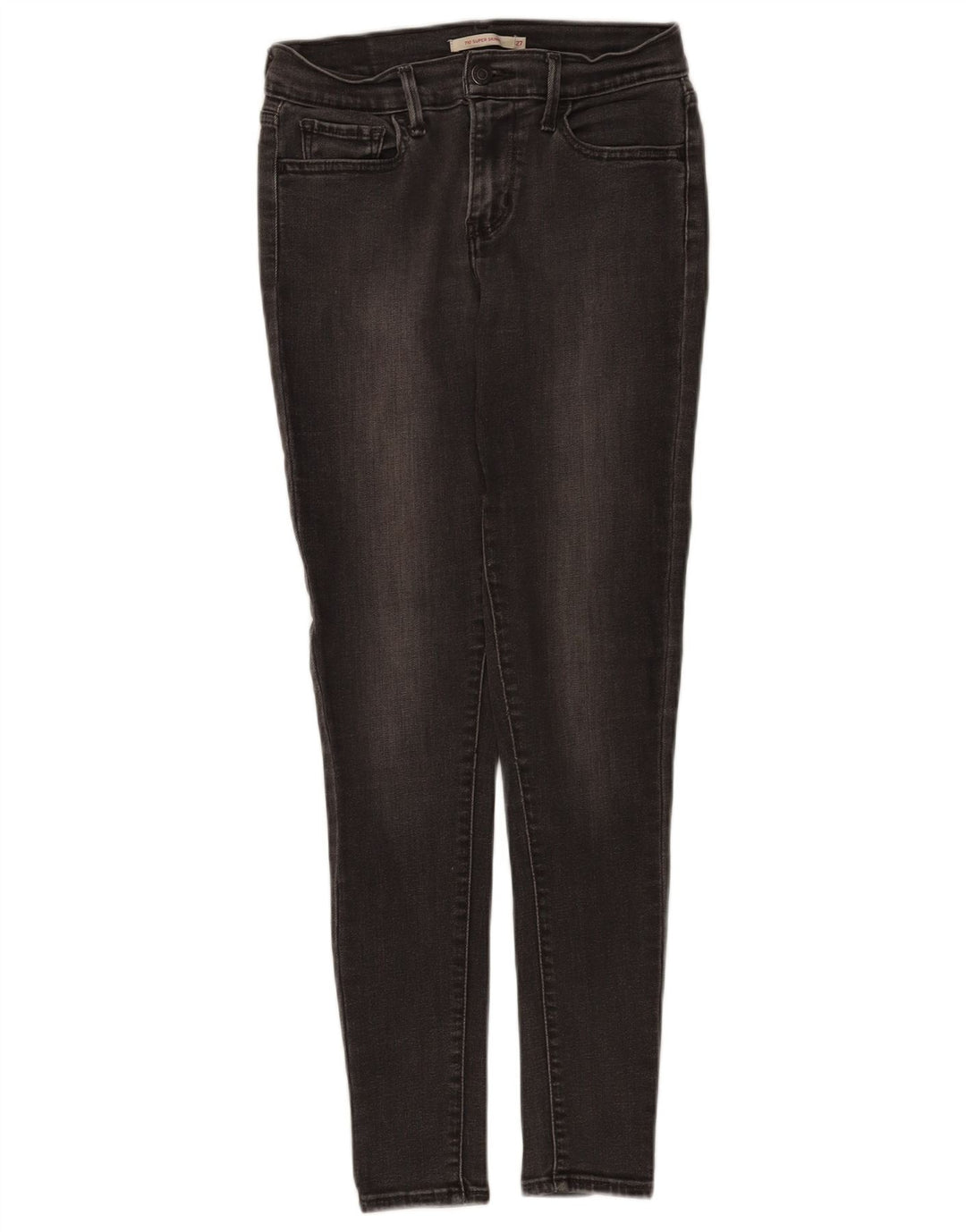 Damskie jeansy Levi's 710 Super Skinny W27 L30 Czarne
