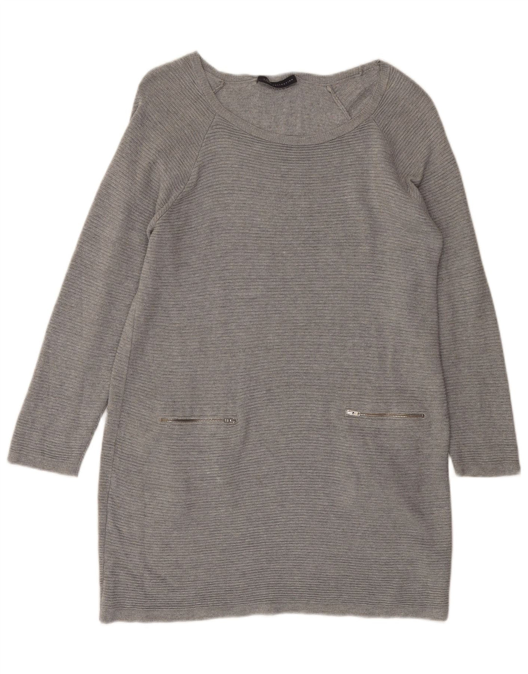 Damska sukienka oversize Marks & Spencer UK 10 Small, szara wiskoza