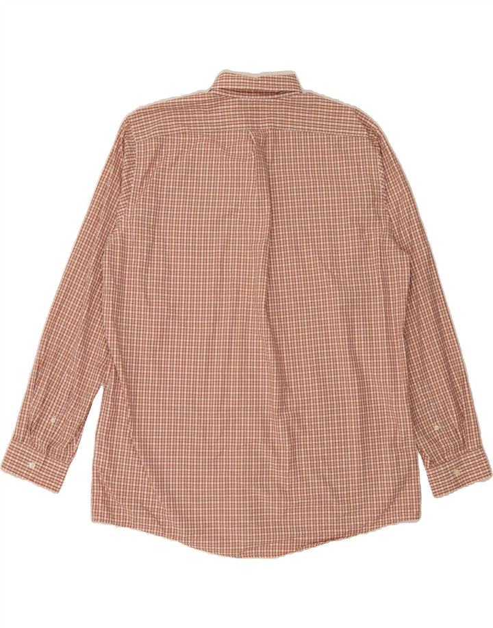 EDDIE BAUER Mens Relaxed Fit Shirt XL Red Check Cotton Vintage Eddie Bauer and Second-Hand Eddie Bauer from Messina Hembry 