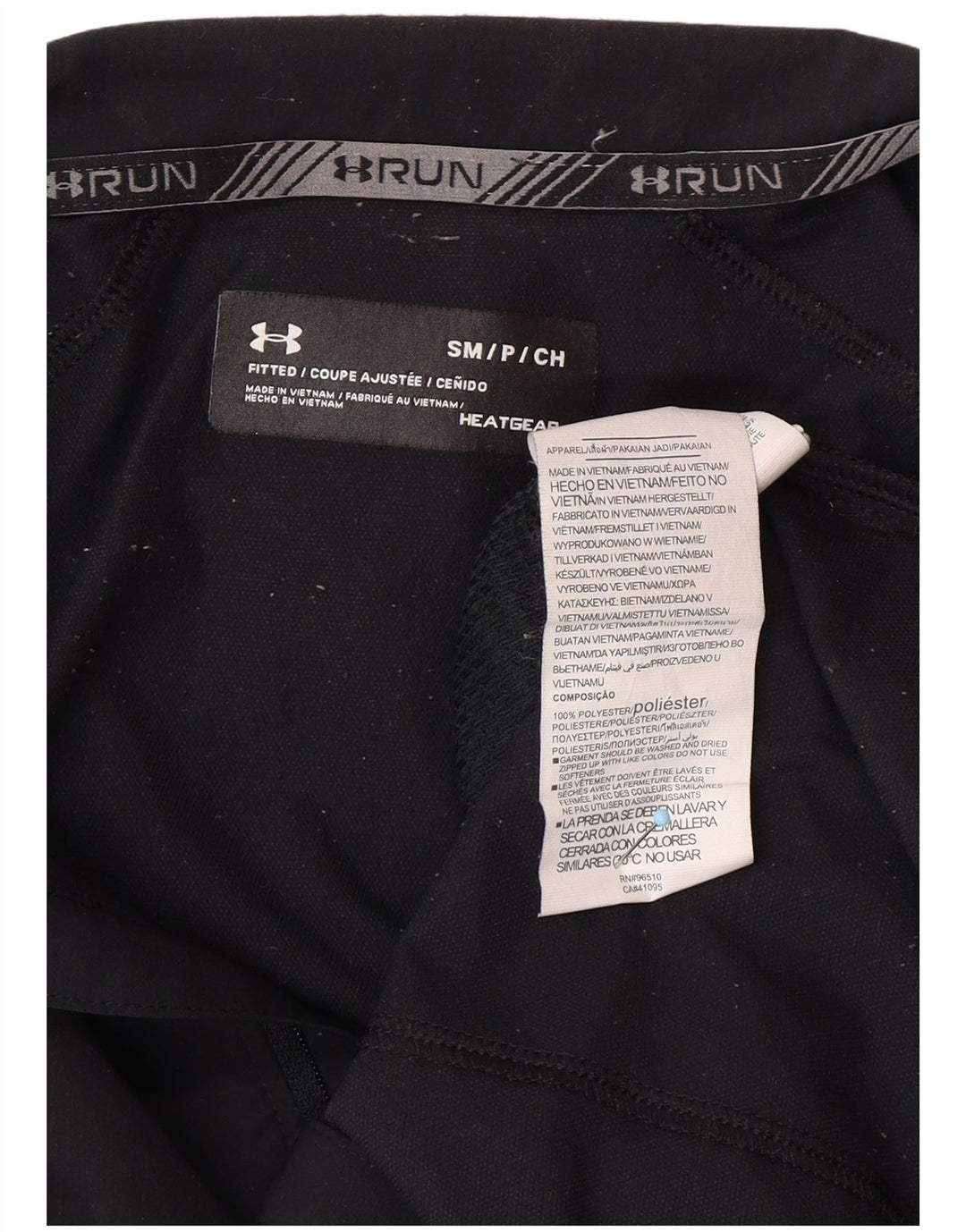 Męska kurtka dresowa UNDER ARMOUR Heat Gear, mała, czarna, z poliestru