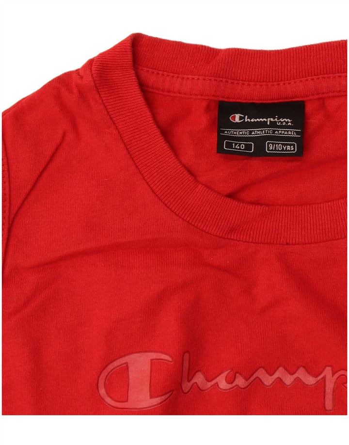Chłopięca kamizelka z grafiką Champion, 9-10 lat, czerwona