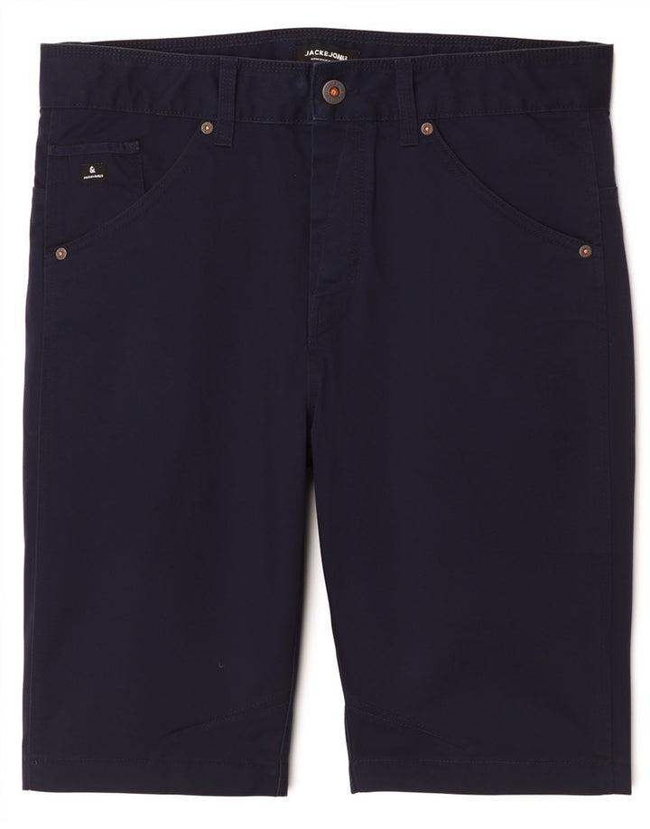 Męskie spodenki chino Jack & Jones, duże, W34, granatowe, poliestrowe