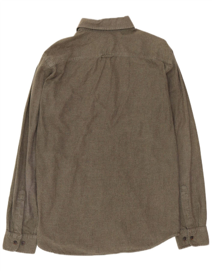 Koszula męska Jack & Jones, średnia, bawełniana khaki
