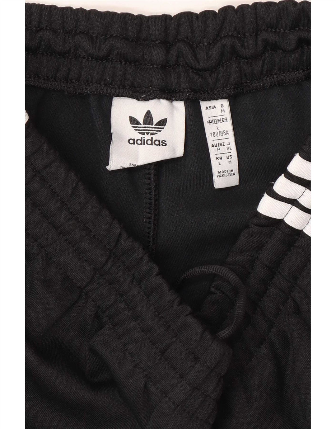 Adidas Męskie spodnie dresowe Joggery, duże, czarne, poliestrowe