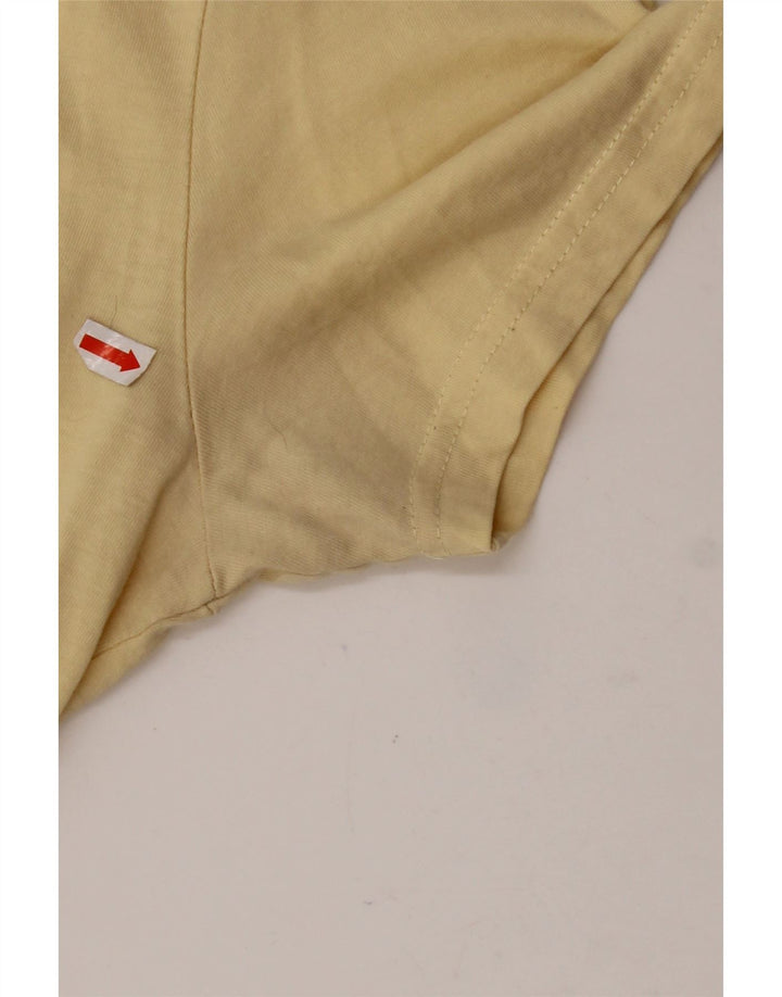 T-shirt męski LYLE & SCOTT, mały, żółty, bawełniany