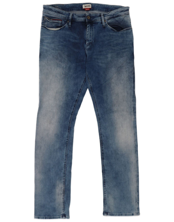 Męskie dżinsy Tommy Hilfiger Scanton Slim W36 L31 Niebieska bawełna