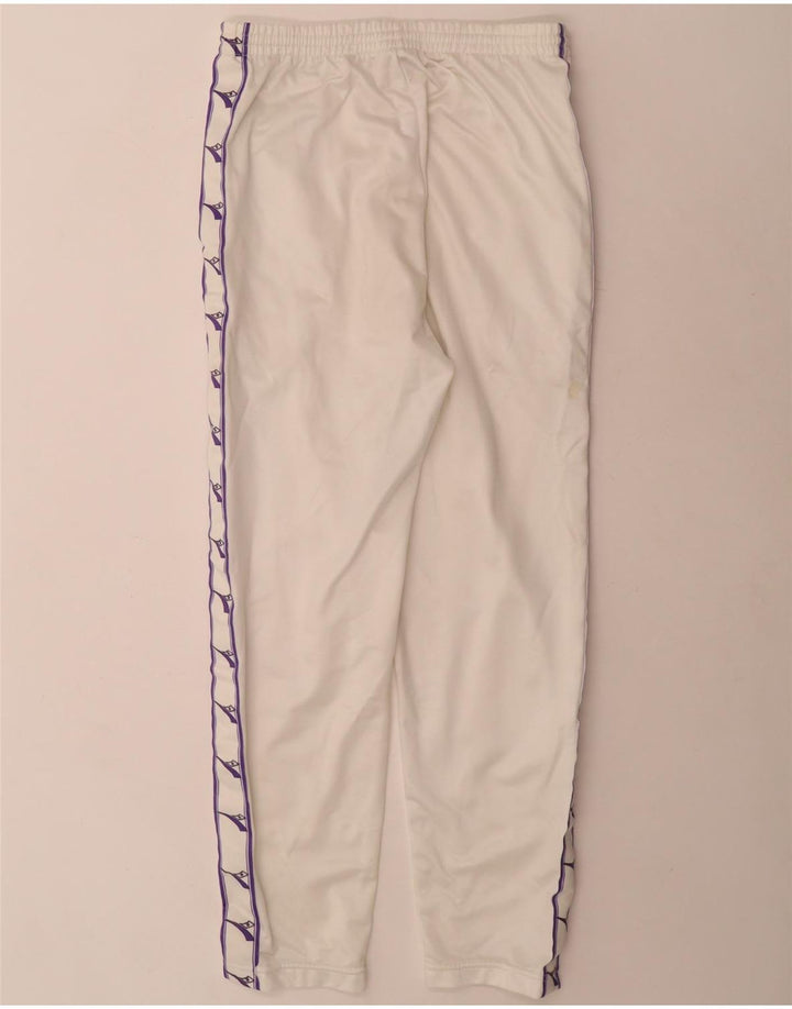 Damskie spodnie dresowe Diadora UK 10, małe, białe, poliestrowe