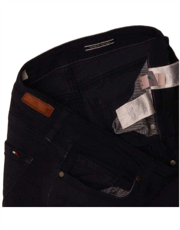 Dżinsy damskie TOMMY HILFIGER Como LW Skinny W28 L32 Granatowa bawełna