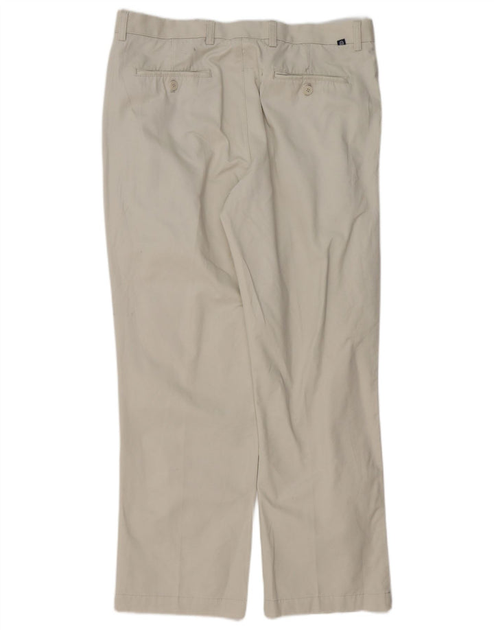 Męskie spodnie Chino CHAPS W36 L30 Biała bawełna