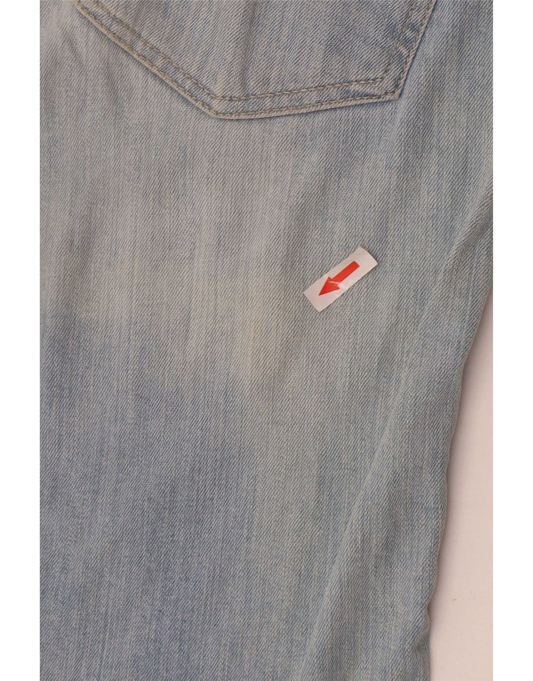 Damskie jeansy Zara Slim EU 38 Small W28 L27 Niebieski blok kolorów