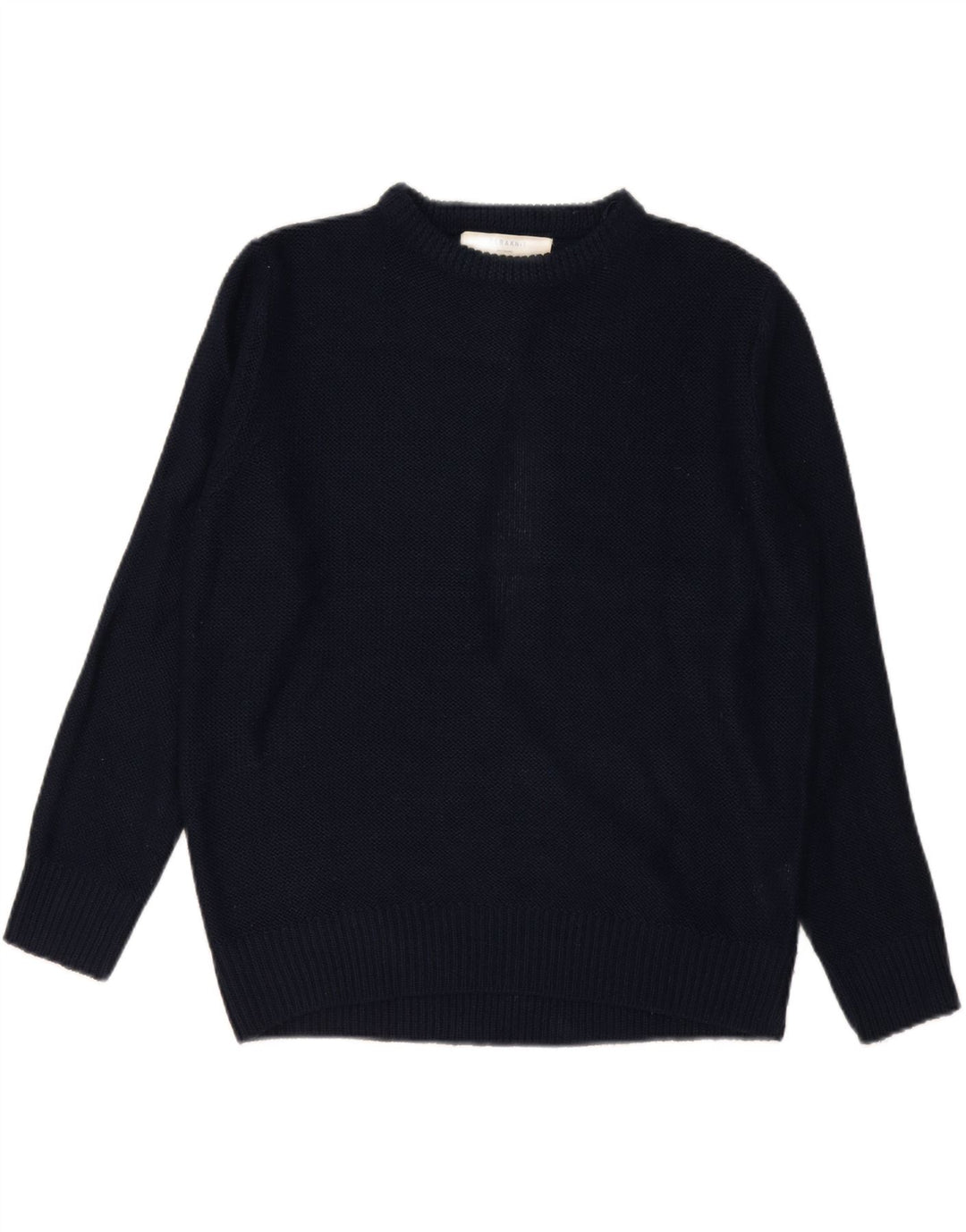 Damski sweter oversize z dekoltem w łódkę Zara UK 14, średni granatowy