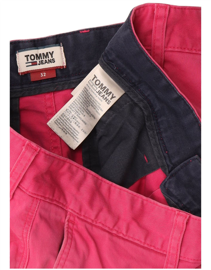 Męskie spodenki Chino Tommy Hilfiger W32 Średni różowy bawełniany