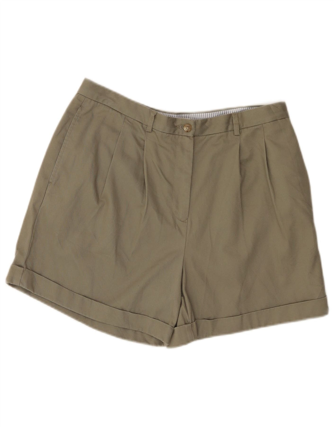 Damskie spodenki chino TOMMY HILFIGER US 12, duże, W32, bawełna khaki