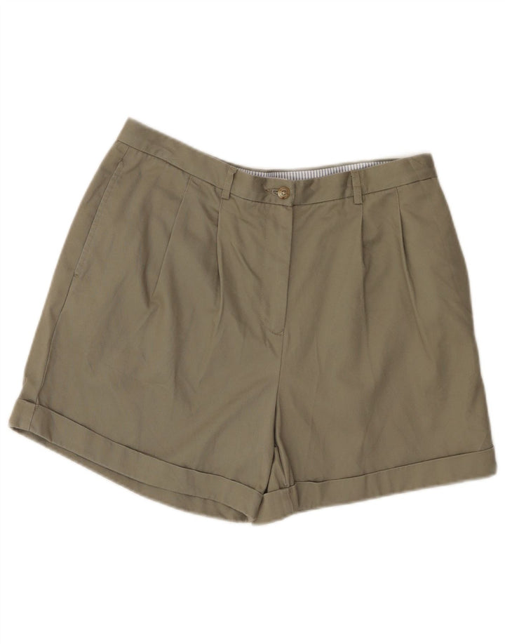 Damskie spodenki chino TOMMY HILFIGER US 12, duże, W32, bawełna khaki
