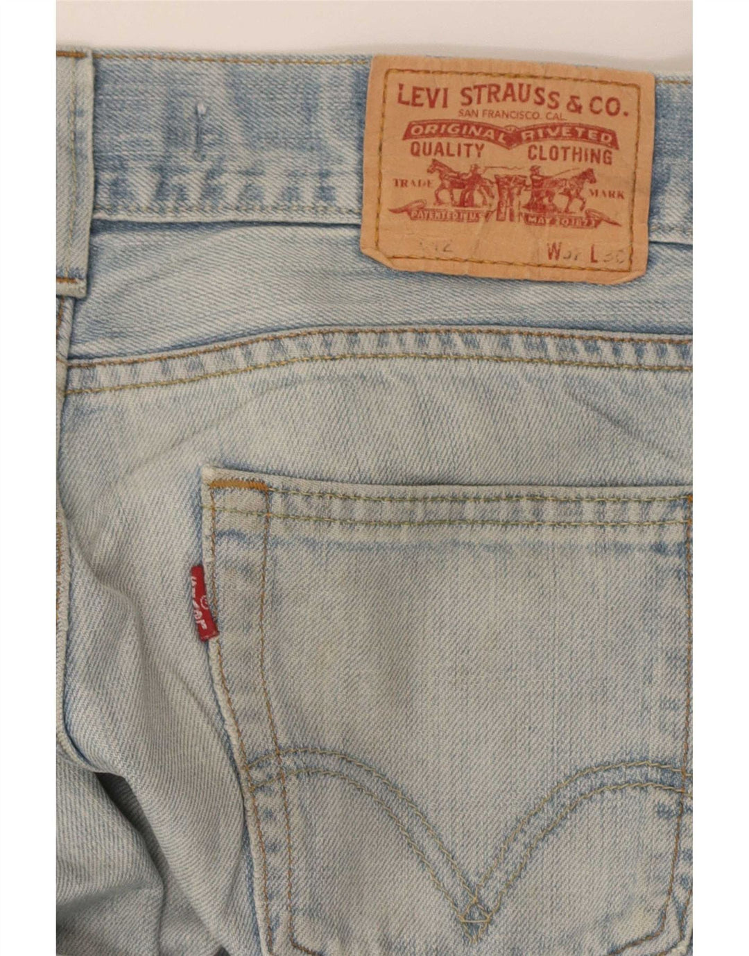 Męskie jeansy Levi's 512 Bootcut W32 L30 Niebieskie