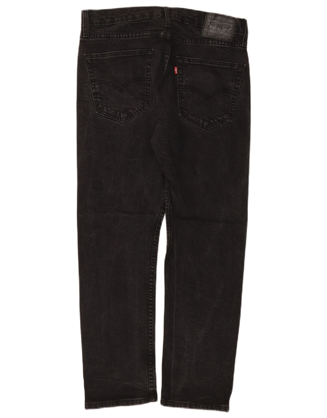 Męskie jeansy LEVI'S 502 zwężane W32 L30, czarna bawełna