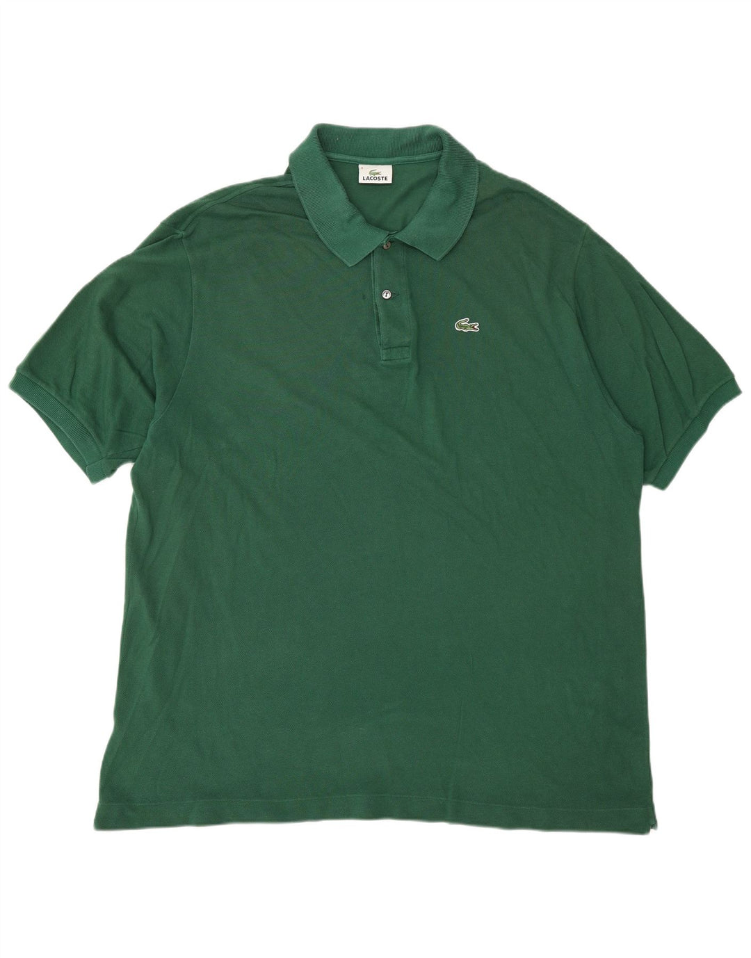 Męska koszulka polo LACOSTE, rozmiar 8, 3XL, zielona bawełna