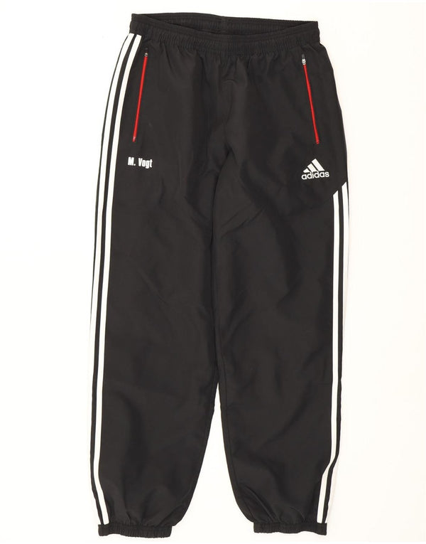 Męskie spodnie dresowe ADIDAS Joggers UK 42/44, duży czarny poliester