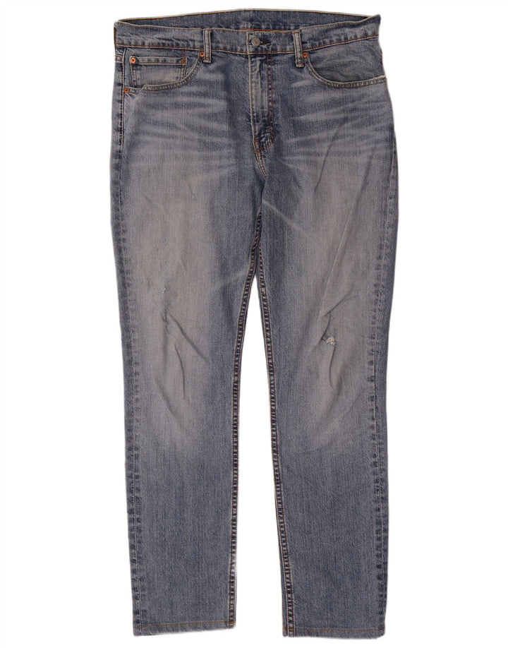Męskie jeansy Levi's 511 Slim W36 L34 Niebieska bawełna