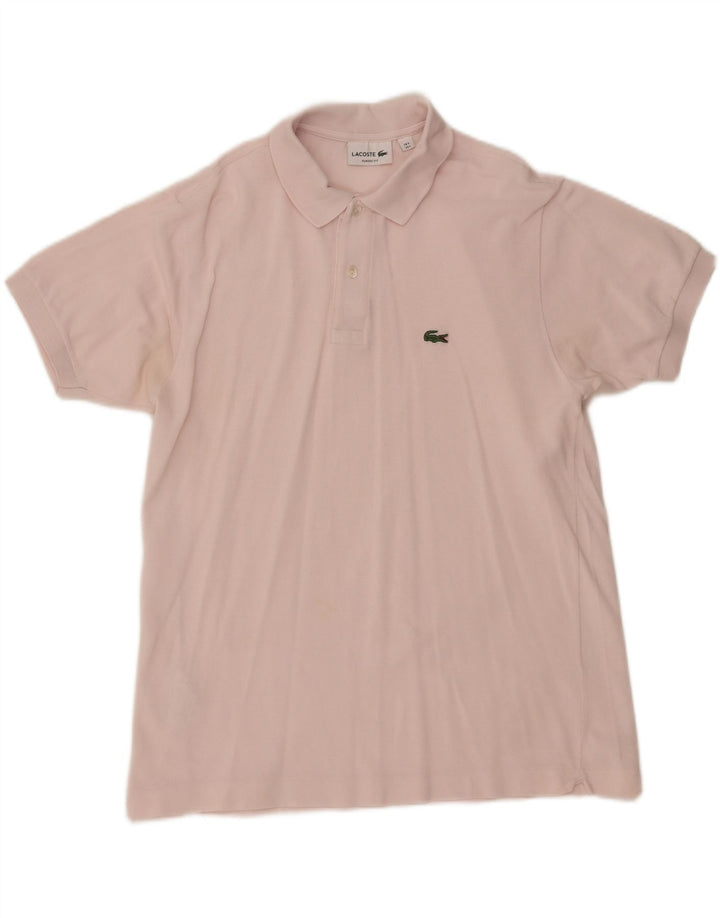 LACOSTE Mens Classic Fit Polo Shirt Small Pink Cotton Vintage Lacoste and Second-Hand Lacoste from Messina Hembry 