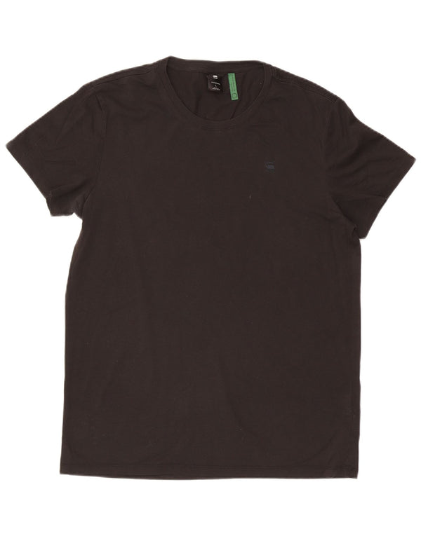 Męski T-shirt G-Star, duży, czarny, bawełniany