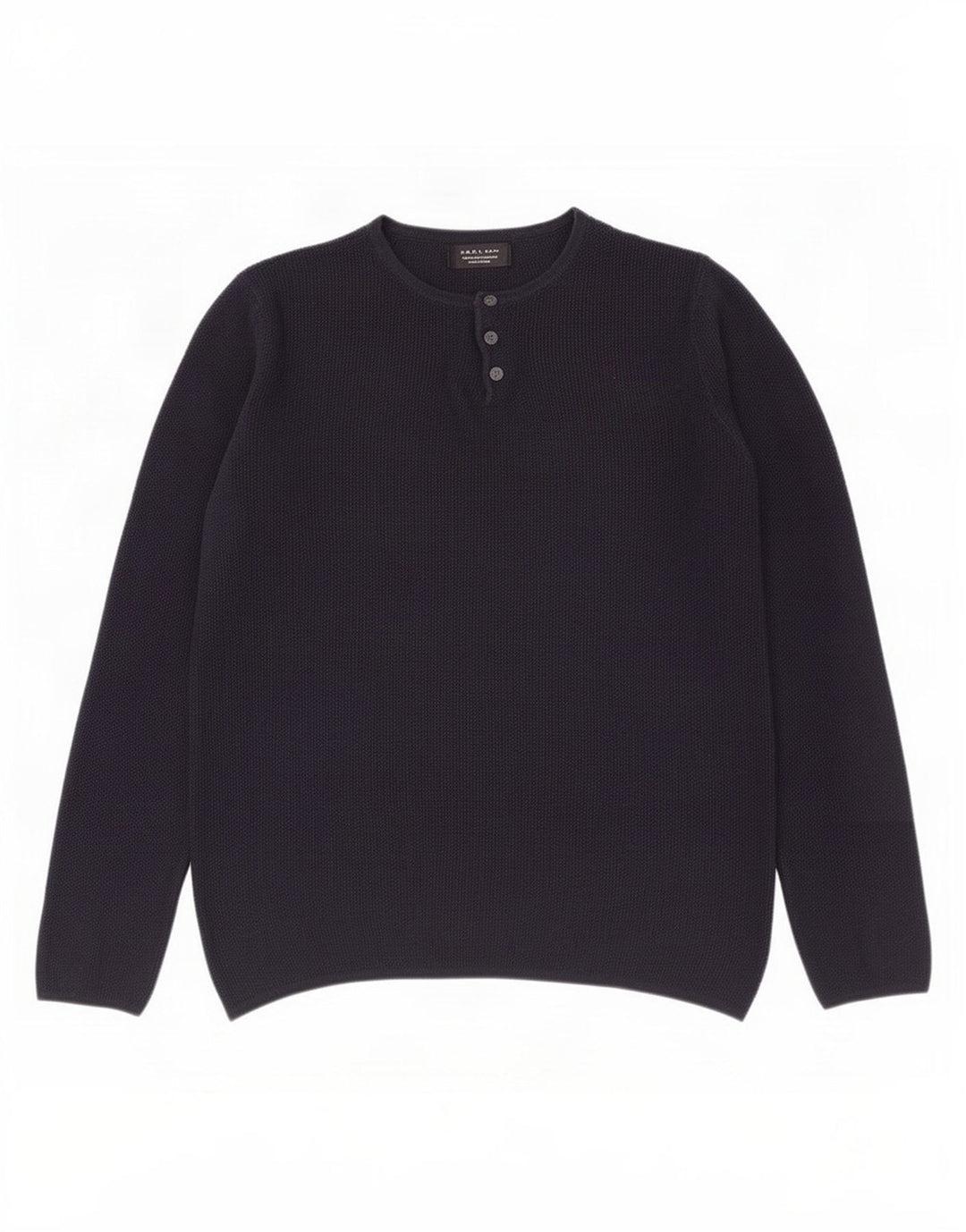 Zara Męski sweter zapinany na guziki, mały, granatowy, akrylowy