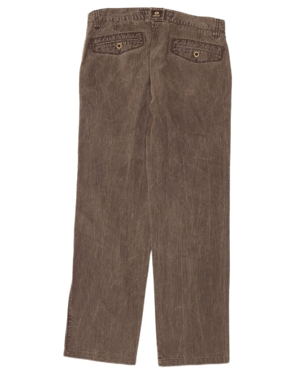 Navigare Mens Straight Jeans IT 52 XL W36 L32 Brown Cotton