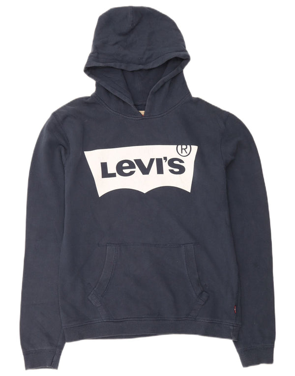 Chłopięcy sweter z kapturem Levi's 15-16 lat, granatowy, blok kolorów