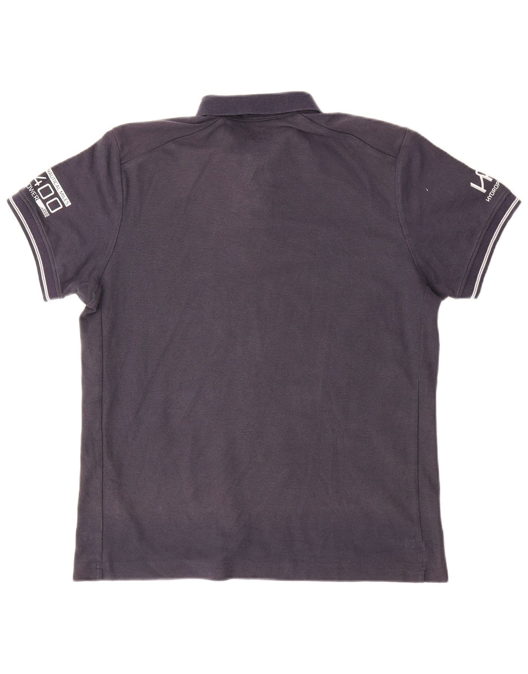 Męska koszulka polo Helly Hansen z grafiką, średnia, granatowa, bawełniana