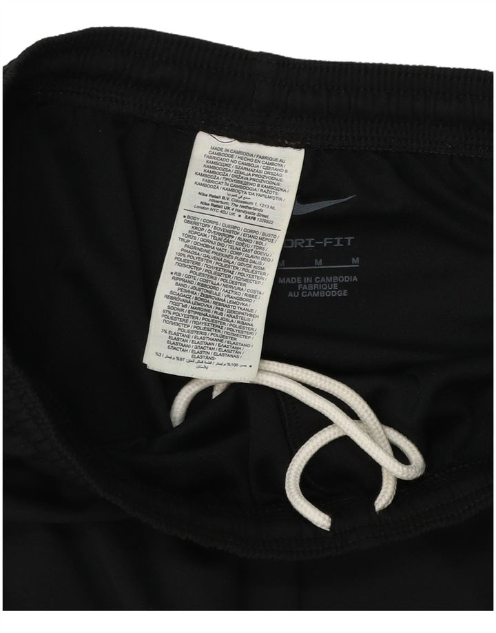 Damskie spodnie dresowe NIKE Dri Fit UK 12, średni czarny poliester