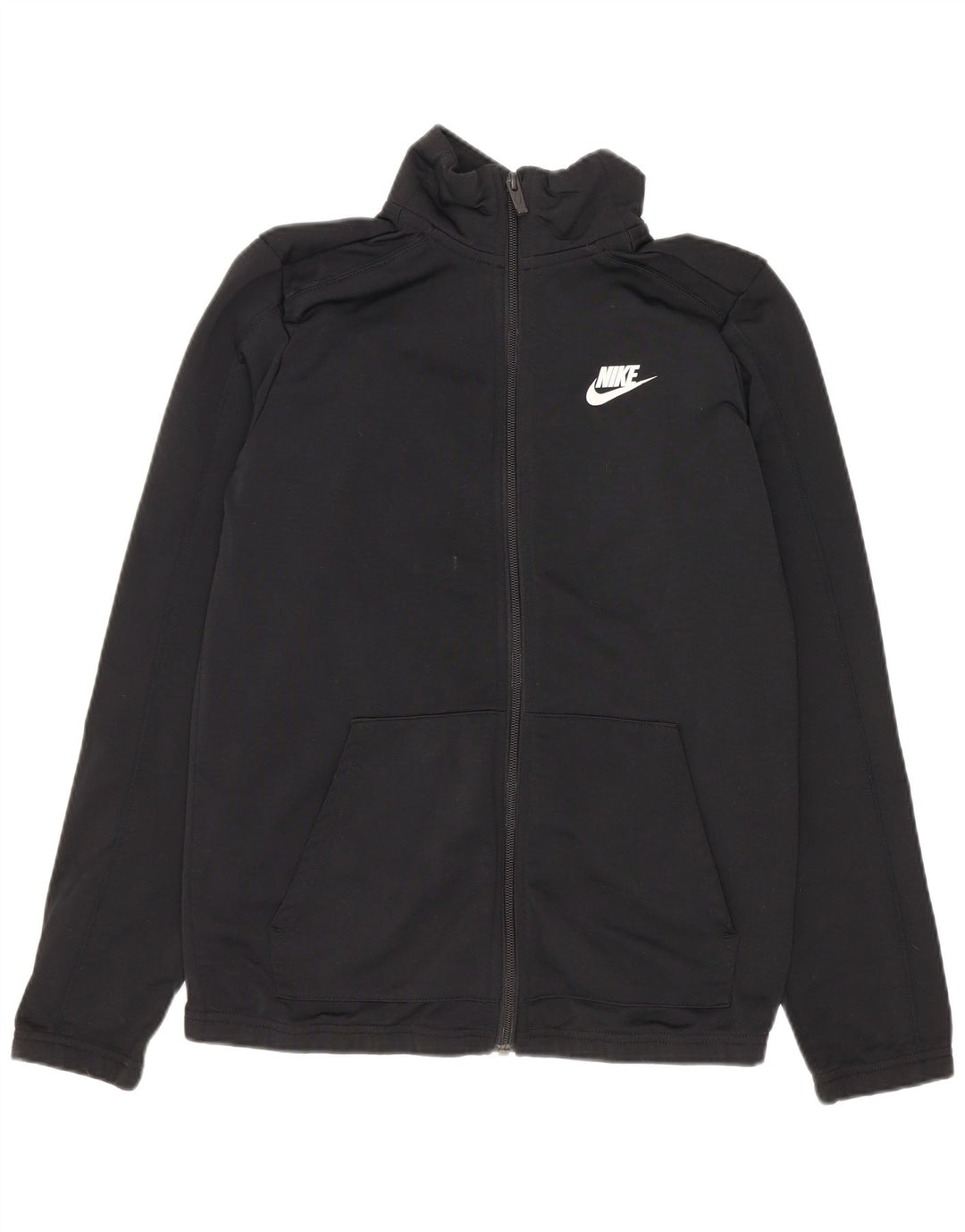 Chłopięca kurtka dresowa Nike na 12-13 lat, duża, czarna, poliestrowa