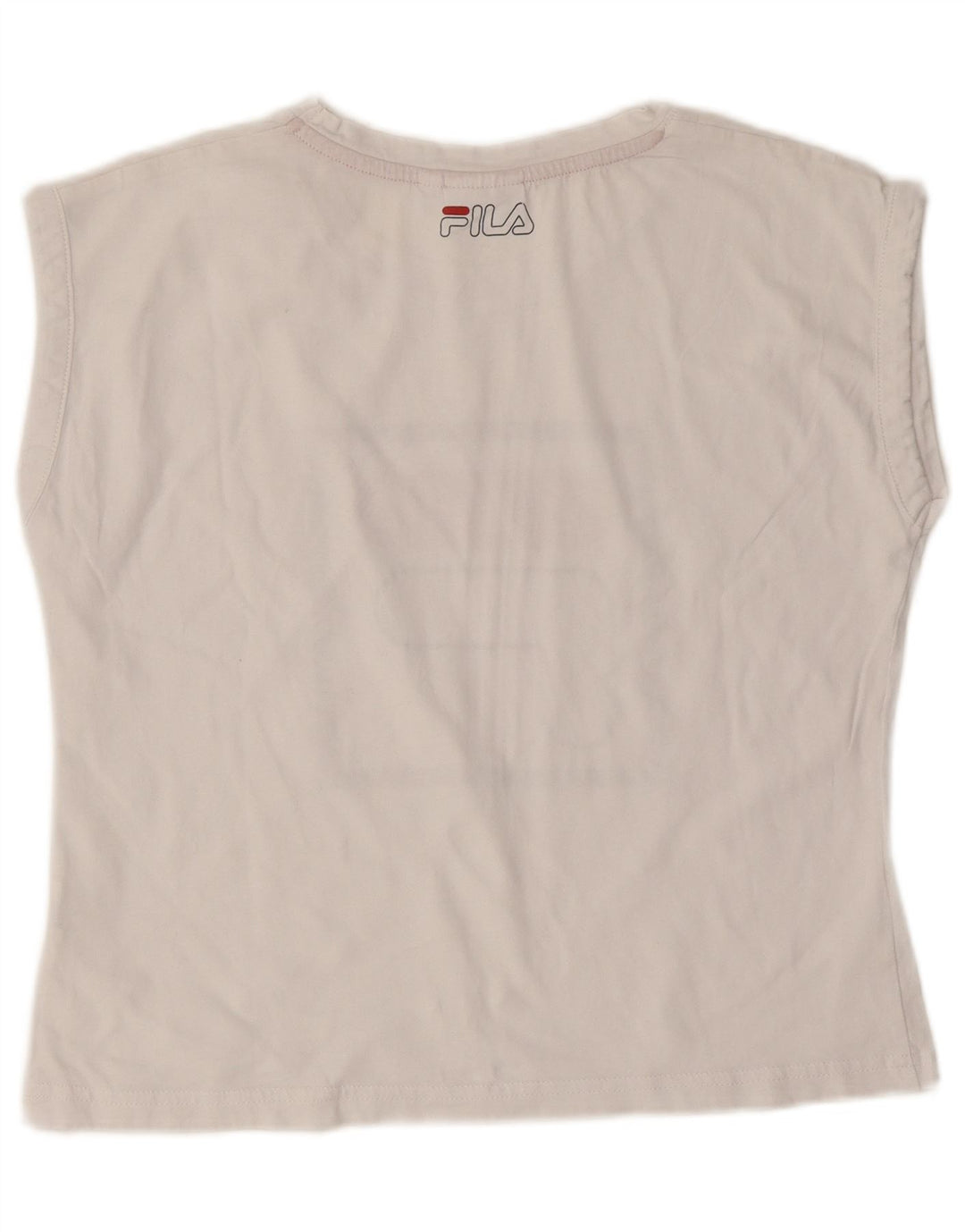 Damska koszulka z grafiką Fila Top UK 10 Small White