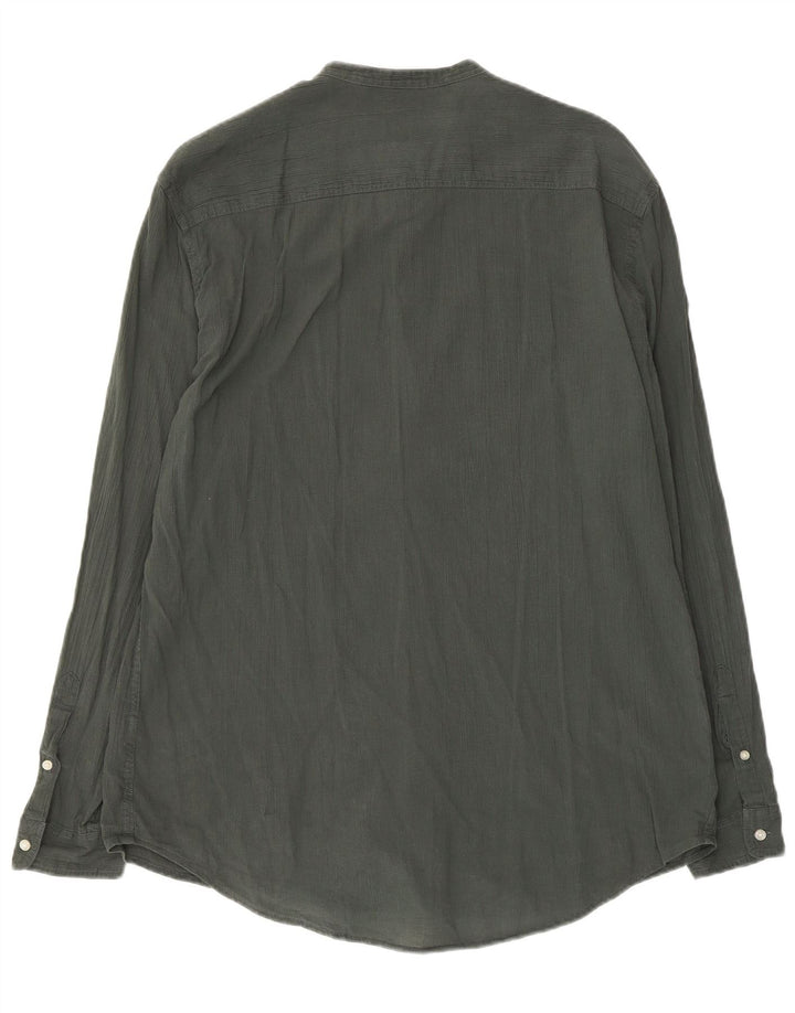 Koszula męska Zara XL, bawełniana, khaki