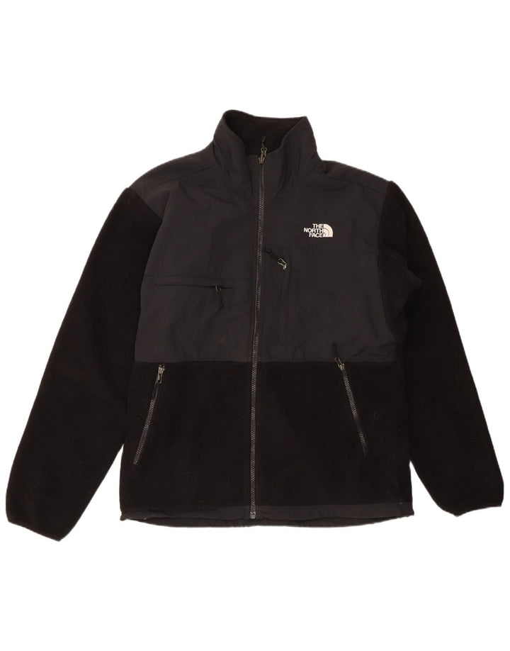 Męska kurtka polarowa THE NORTH FACE UK 38, poliester w kolorze średniej czerni