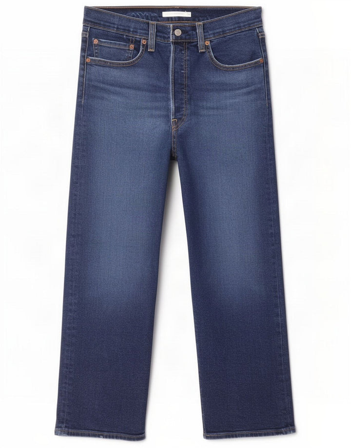 Damskie dżinsy Levi's Ribcage Straight W30 L26 niebieskie