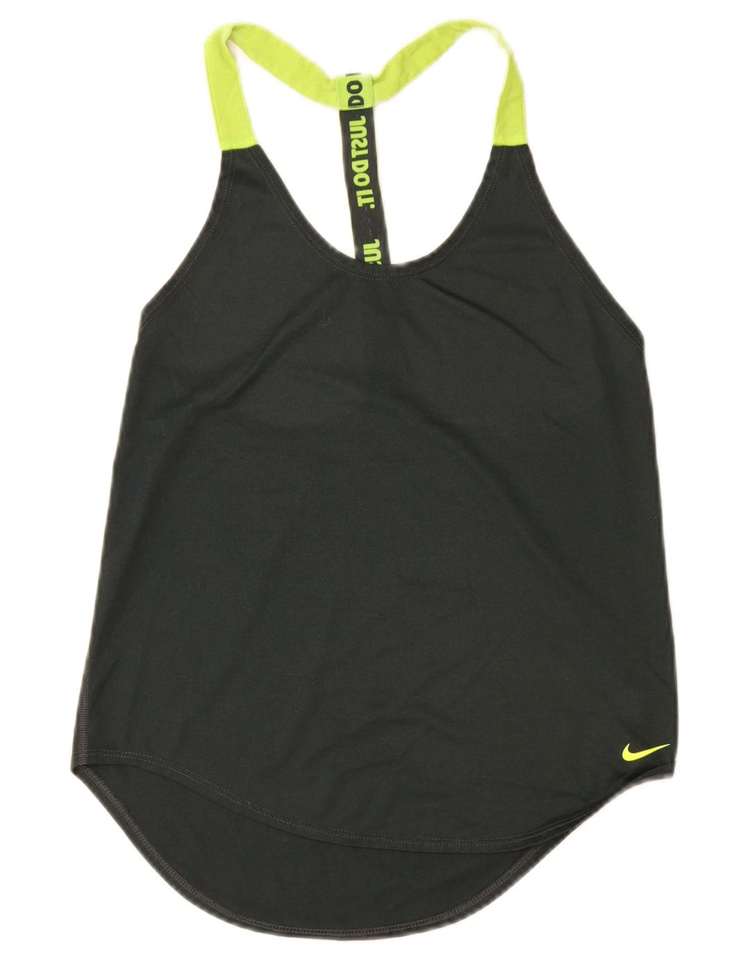 Damska koszulka z kamizelką z grafiką Nike, UK 6 XS, czarna