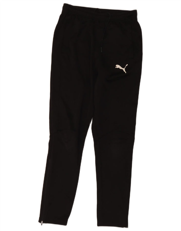 Damskie spodnie dresowe Puma UK 8, małe, czarne, poliestrowe