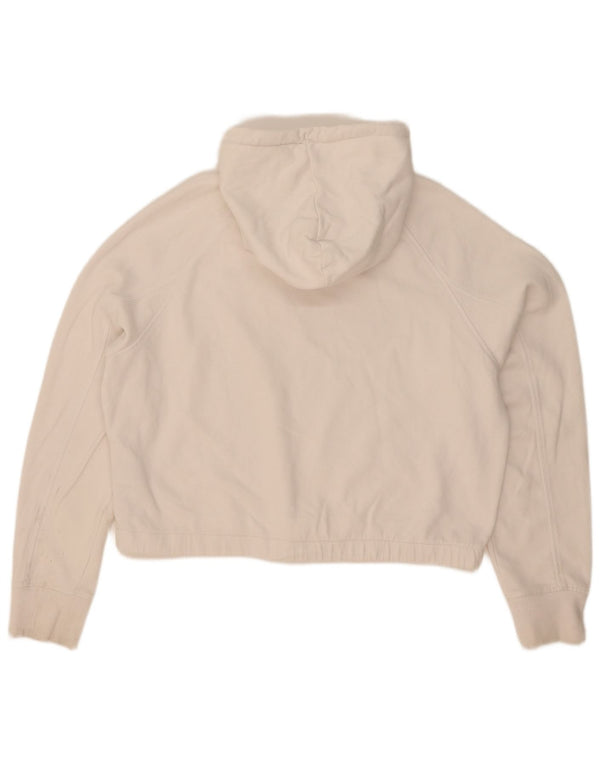 Damska bluza z kapturem Fila Oversize UK 6 XS, biała bawełna