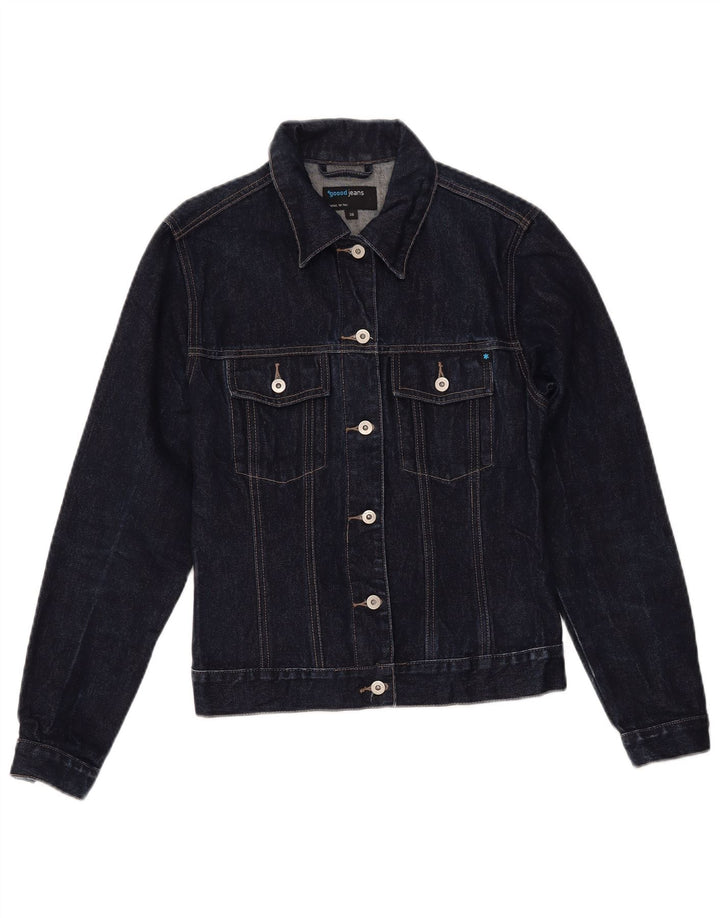 Damska kurtka dżinsowa VINTAGE EU 38, średnia, granatowa, bawełniana