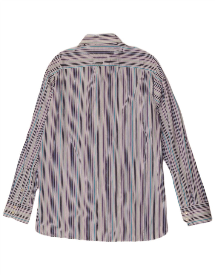 Koszula męska Tommy Hilfiger, duża, bawełniana w niebieskie paski