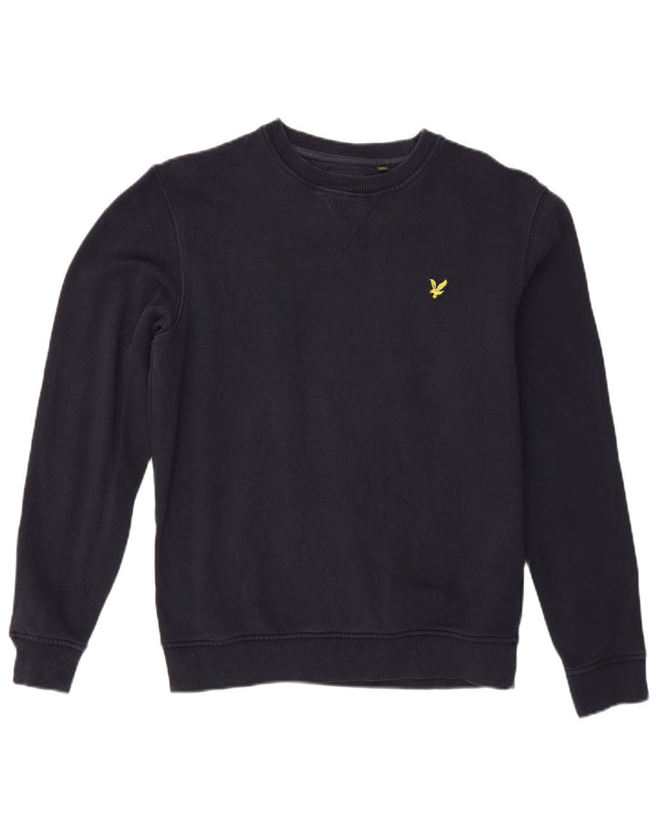 Męska bluza dresowa Lyle & Scott, mała, granatowa, bawełniana
