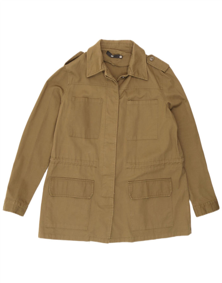 Damska kurtka wojskowa Missguided UK 14, duża, bawełniana khaki