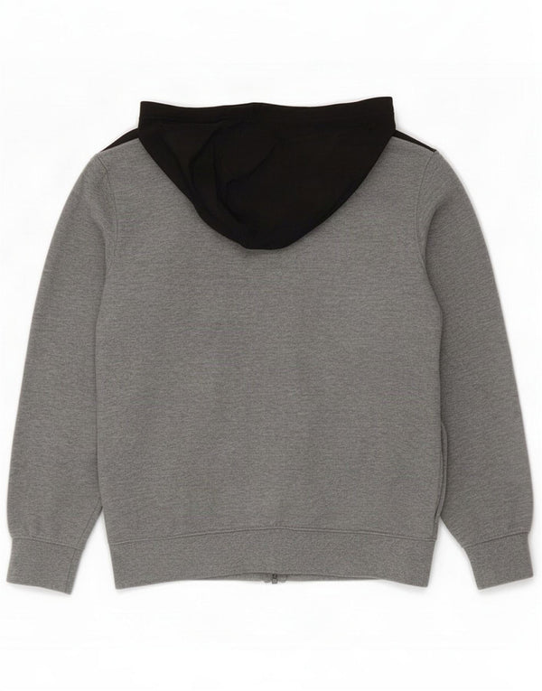 Jordan Chłopięcy sweter z kapturem i zamkiem, 13-14 lat XL, szary, blok kolorów, bawełna