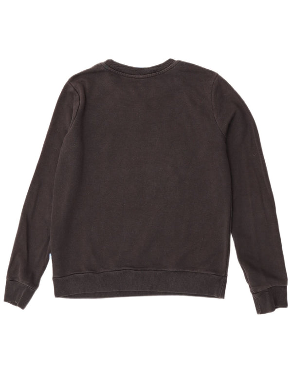 Damska bluza Adidas Graphic Jumper UK 10 Mała czarna bawełna