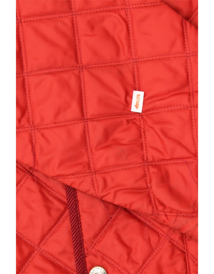 Męska pikowana kurtka Marina Yachting IT 48 Średni czerwony poliamid