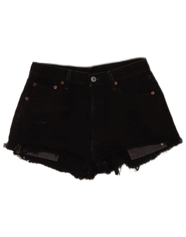 Levi's Womens Denim Shorts W28 Medium Black